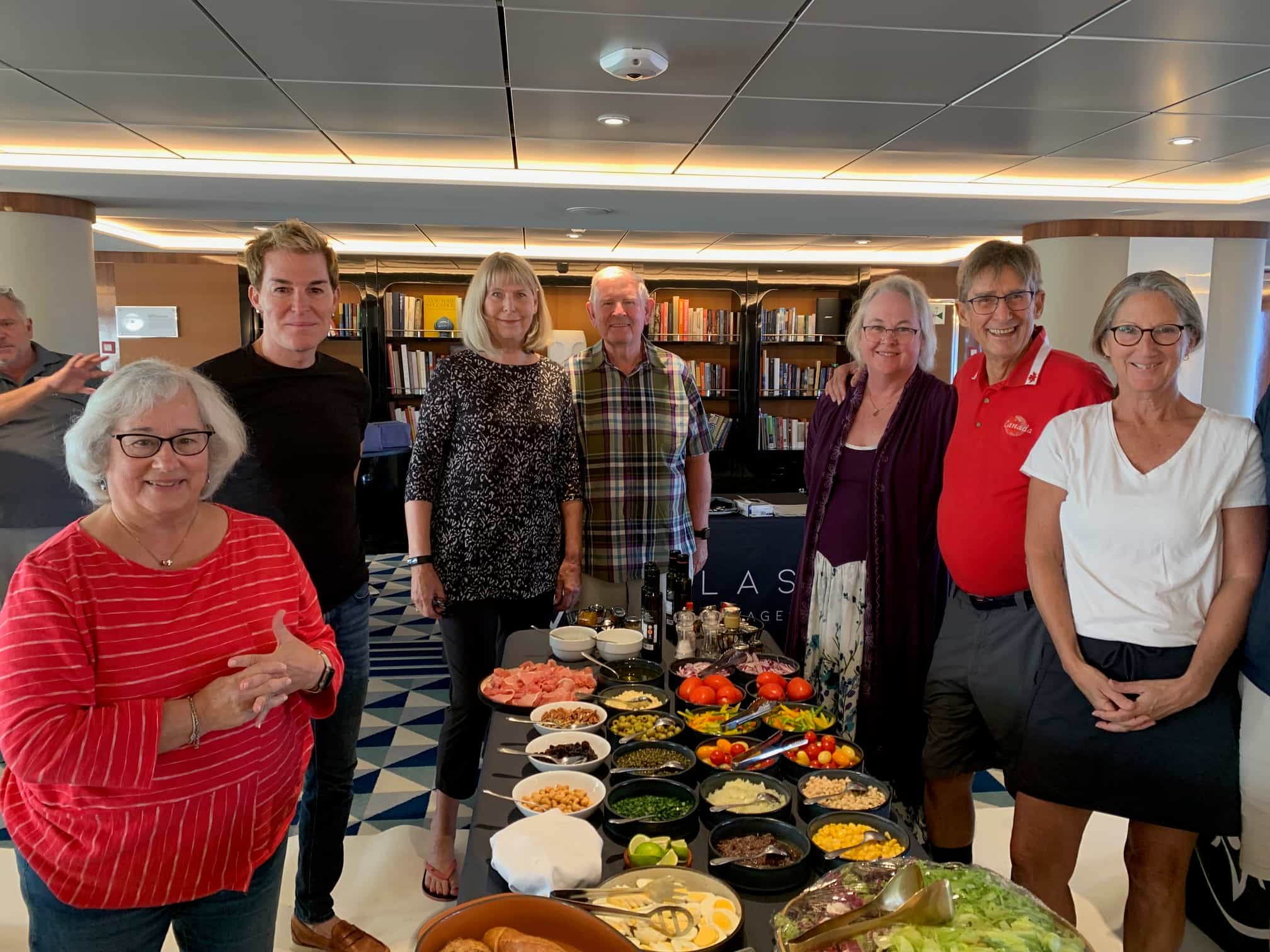 Atlas guests ready to spring into action for the popular Yachtsmen Cookoff competition!