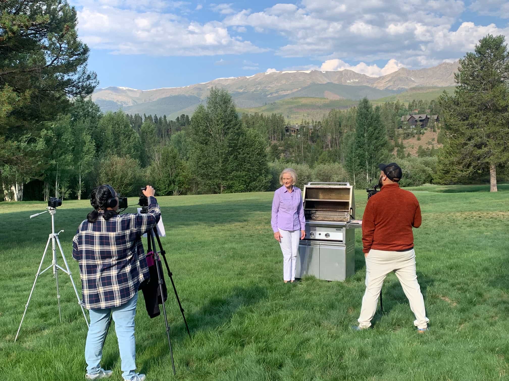 Filming season 4 of At Home With Christy Rost