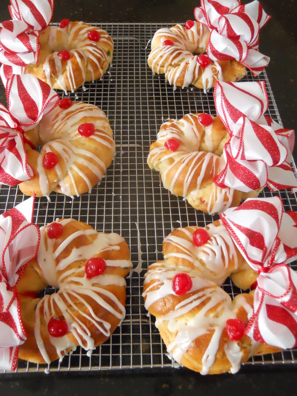 Christmas Wreath Breads
