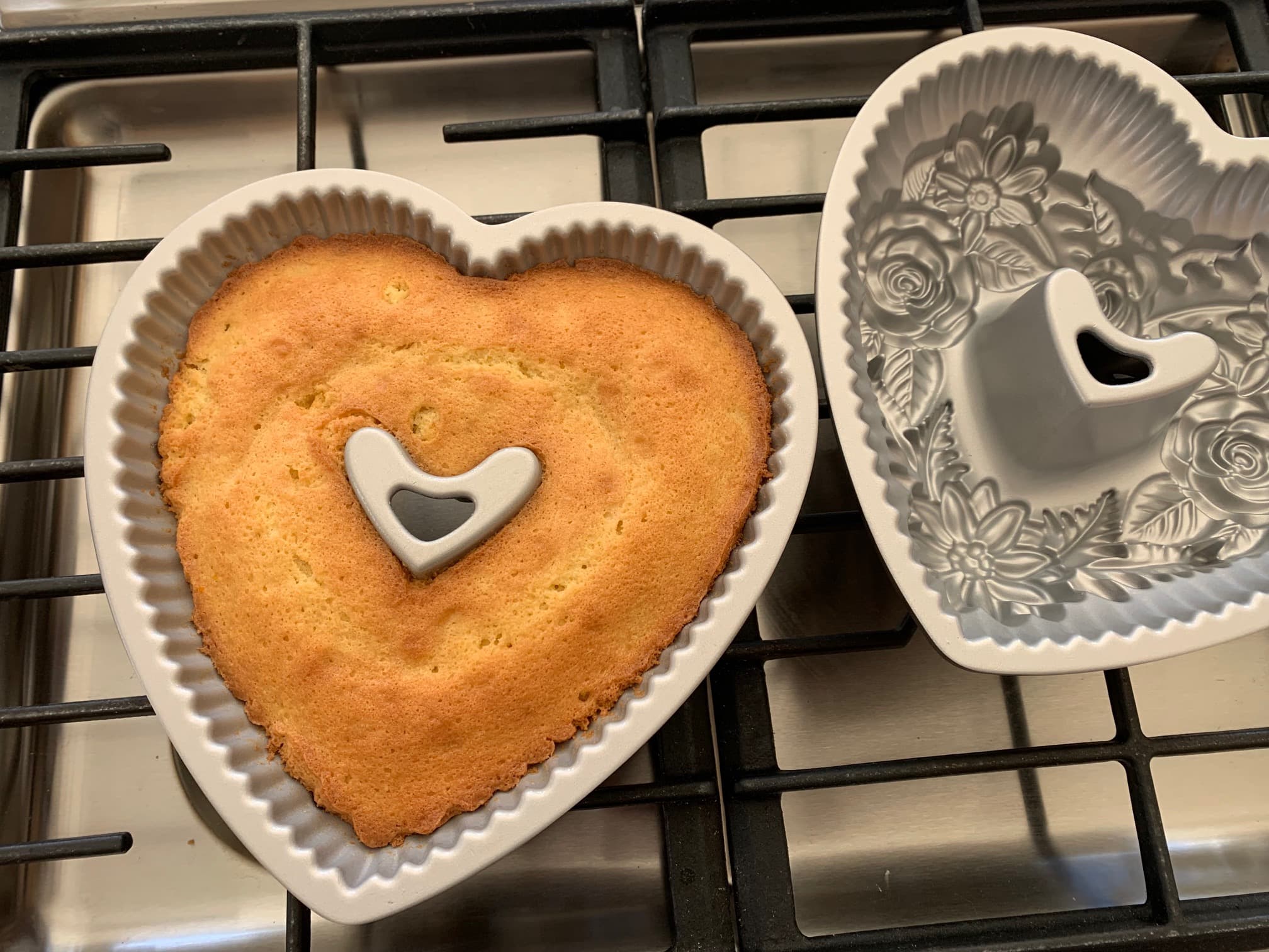 Nordic Ware Floral Heart Bundt Pan